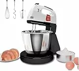 Küchenmaschine, Knetmaschine mit Edelstahl-Rührschüssel, 7-Geschwindigkeiten Einstellung Knetmaschine mit Rührhaken, Knethaken, Schlagbesen (HU2)