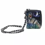 Depesche Unisex Dino World Portemonnaie Galaxy Reisezubehör-Brieftasche, Dunkelblau