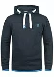 !Solid SDBenjamin Hood Herren Kapuzenpullover Hoodie Pullover mit Kapuze Eingrifftaschen Rippbündchen Baumwollmischung Regular fit, Größe:L, Farbe:Insignia Blue (1991)