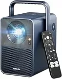 ULTIMEA 2025 Upgrade Beamer 4K Heimkino Unterstützt, Smart Beamer Handy Outdoor Bluetooth Wi-Fi, 6D Trapezkorrektur, Android TV, Netflix, Projektor 1000 ANSI Lumen, Dolby Audio, Poseidon E40