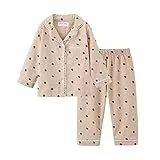 Mud Kingdom Kleinkind Jungen Schlafanzug mit Kragen Anker Muster, Erdbeer-Khaki, 3 Jahre