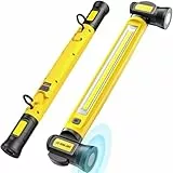 ETOOLAB Arbeitsleuchte 3000LM, Werkstattlampe led, Motorraumleuchte mit Magnet＆Haken, 3 farbtemperaturmodi, 5200mAh USB-C-Schnellladen Geeignet für Autoreparatur/Camping Gelb
