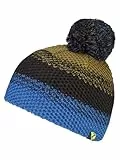 Ziener Kinder ISHI Mütze | warm, gestrickt, dreifarbig, Cobalt Blue, S