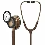 3M Littmann Classic III Stethoskop zur Überwachung, 5809, kupferfarbenes Bruststück, schokoladenfarbener Schlauch, 69 cm, 5809