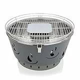 ACTIVA Camping Grill Airbroil I Premium Mini Grill mobil & kompakt I Leistungsstarker & stilvoller Holzkohlegrill für ein gelungenes Barbecue inkl. Tasche