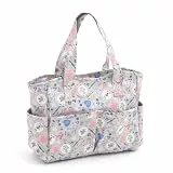 Hobby Gift Stricktasche Mittel - Bastel- & Reisetasche mit Fächern, Häkel-Organizer für Kreuzstich, Wolle, Stickerei, Schulbasteln & Kunstprojekte - 13 x 34,5 x 29 cm, Hausgemacht