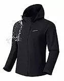 Pioneer Camp Damen Regenjacke Wasserdicht Leicht Atmungsaktive Windbreaker Winddichte Outdoorjacke mit Abnehmbarer Kapuze Schwarz S