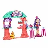 Enchantimals HCF86 - Royal Unterwasser-Café (ca. 22 cm), +15 Teile, mit Meerjungfrauenpuppe Martina Mermaid, 2 Tierfreunden sowie Zubehörteilen, tolles Geschenk für Kinder ab 3 Jahren
