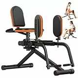 HXD-ERGO 6 Widerstandsstufen Hip Abductor Machine für Zuhause, Glute Machine Spagattrainer, Bequem Beinspreizer, Innenschenkel Trainer für(Doppelfunktion) (Sport)