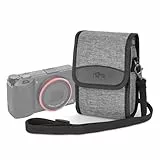 KIWIFOTOS Kompakte Kameratasche für Sony ZV-1II ZV-1F ZV-1 RX100 Serie, Ricoh GRII GRIII, GRIIIx HDF, GRIV, G7X G5XII, SX740, Olympus TG7 TG6 TG5 TG4 usw. Passend für Kameras bis zu 13 x 7,9 x 5,1cm