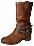 MUSTANG Damen Halblange Stiefel, Cognac, 42 EU