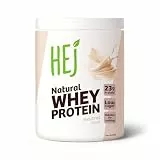 HEJ – Natural Whey Protein Pulver Neutral 300g – High Protein 23g pro Portion – Molkenprotein Vegetarisch für Muskelaufbau & Regeneration