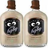 Kleiner Feigling Special Edition Cookie Vanilla (0,5l) – Veganer Creamlikör auf Vodka-Basis mit süßem Schokokeks-Vanille-Geschmack – Frech, cremiger Shot für jede Feier – 15% Vol. (Packung mit 2)