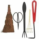 VANZACK Gartenscheren-Set Mit Handrechen Und -Werkzeug Für Gartenarbeit Und Leicht Zu Verstauen Für Umpflanzungen Und Kultivierungsarbeiten