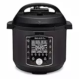 Instant Pot Pro 10-in-1-Elektro-Multikocher 1200 W, 5,7 L – Schnellkochtopf, Schongarer, Reiskocher, Dampfgarer, Sautierpfanne, Sterilisator, Joghurtbereiter, Sous Vide Gerät – Schwarzer Edelstahl