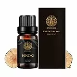 Aromatherapie Hinoki ätherisches Öl für Diffuser, 100% reines Hinoki ätherisches Öls für Massage, Hinoki ätherisches Öl für Luftbefeuchter