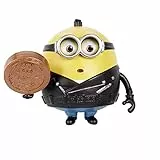Mattel Minions GMD93 - ,,Minions: Auf der Suche nach dem Mini-Boss' Otto Actionfigur, ca. 10 cm, Filmfigur-Spielzeug mit Stein, Geschenk für Kinder ab 4 Jahren