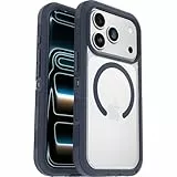 OtterBox Defender Series Pro XT Clear MagSafe Hülle für iPhone 17 Pro, stoßfest, Ultra-robust, schützende Hülle, 7X getestet nach Militärstandard, Transparent/Blau