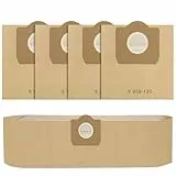 Fishoney 5 Stück WD3 Staubsaugerbeutel für Kärcher 6.959-130.0, Papier filterbeutel für WD3 1629 MV3 A2201/2204/2504/2554/2251/2604 Staubsauger Papierbeutel Kärcher WD3 Beutel