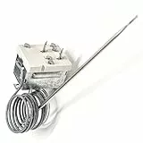 JPshop - Thermostat elektrisch regelbar Temperatur Backofen 2 Kontakte 265° kompatibel mit Smeg 818730401