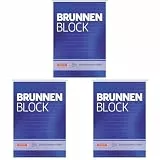 BRUNNEN 1052427 Briefblock/Schreibblock Block (A5, liniert, 50 Blatt, 70 g/m²) (Packung mit 3)
