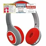 tigermedia tigerbuddies Bluetooth Kinderkopfhörer | Verstellbare Passform & Weiche Polster | Kopfhörer Kinder mit Lautstärkebegrenzung | Klinkenstecker & Bluetooth | 8 Std. Kabellos