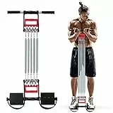 COVVY 3 in 1 Multifunktionale Sportgerät Bauchtrimmer + Handgreifer + Expander mit 5 Federn für Brust Hand Arm Training|Übungen Expander Muskelaufbau