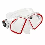Aqualung Hawkeye - Tauchmaske, Wassersportbrille für Erwachsene mit 180° Sicht, UV-Schutz, beschlagfreien und auslaufsicheren Gläsern, für Unterwassertauchen, Schnorcheln und Wassersport.