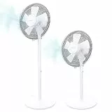 Cecotec Stand- und Tischventilator EnergySilence 535 2in1. 40 W Leistung, Durchmesser 16', 5 Flügel, Höhenverstellbar bis 115 cm, 3 Geschwindigkeiten, Automatische Oszillation von 75º