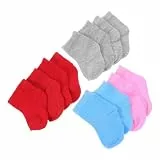 Toyvian 6 Paar Puppensocken Mini Socken Für 18 Zoll Babypuppen Puppenzubehör Zum Basteln Und Spielen Leichtes Material Komfortable Passform