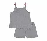 Petit Bateau Mädchen Pyjacourt A0cjx, Blau/Weiß, 8 Jahre