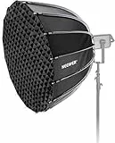 NEEWER Basics Parabolische Softbox Set, 47' Schnellverschluss Bowens Mount Softboxen mit Lichtdiffusoren Kompatibel mit Godox Kompatibel mit Aputure 600d Studio Videoaufzeichnung Beleuchtung, NS39P