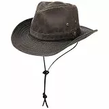 Stetson Diaz Outdoorhut Cowboyhut UV Schutz 80 Damen Herren Sommer Winter braun L (58-59 cm)