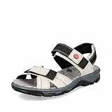 Rieker Damen Klassische Sandalen 68851, Frauen Sandalen,Freizeitschuhe,Sommerschuhe,offene Schuhe,Strandschuhe,Weiss (80),39 EU / 6 UK