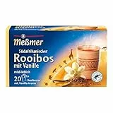 Meßmer Ländertee | Südafrikanischer Rooibos-Vanille Tee | 20 Teebeutel | Glutenfrei | Laktosefrei | Vegan