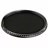 Hama Graufilter Vario, 2-Fach Vergütung, 40,5 mm, für Kamera, SLR, DSLR Objektiv, ND2-400, variabel verstellbar
