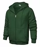 igeekwell Herren Hoodie, Herren Reißverschluss Kapuzenpullover Kapuze Casual Sweatshirt Classic Farbabstimmung Hoody
