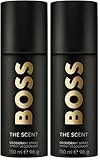 Boss The Scent Deo Spray für Männer 150ml (Packung mit 2)