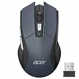 Acer Maus Kabellos 4000 DPI, Wireless Mouse 2,4Ghz mit 5 Einstellbare DPI, Batteriebetriebene Funkmaus, USB-A Computermaus für Laptop, PC, Chrombook
