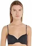 Tommy Hilfiger Damen Demi-Cups BH mit Spitzen-Details, Schwarz (Black), 85C