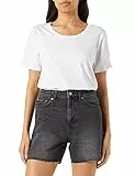 JJXX Jack & Jones Damen Jxaura Rh Shorts Hw Ra Denim Sn Shorts, Dark Grey/Detail:ra005, XS