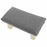Healvian Ergonomische Kniebank mit Baumwollbezug für Haltungskorrektur und Komfortables Sitzen für Büroarbeit und Natürliche Wohnraumgestaltung