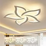 OTREN LED Deckenleuchte Wohnzimmer Modern, 3000k-6500k Deckenlampe LED Dimmbar mit Fernbedienung, Nachtlicht & Memory Funktion, Deckenlampe Blume für Schlafzimmer Küche, ø60cm