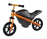 Big - Laufrad Speed-Runner - für Kinder von 2 bis 5 Jahren, höhenverstellbares Kinder-Laufrad ab 2 Jahre, orange-schwarz, Laufrad