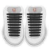 INMAKER Silikon Schnürsenkel Ohne Binden, Elastische Schnürsenkel für Kinder und Erwachsene, Gummi schnürsenkel für Sportschuhe und Laufschuhe