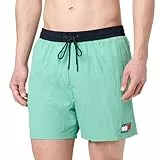 Tommy Hilfiger Herren Badehose Medium Drawstring mit Tunnelzug, Grün (Fort Green), M
