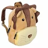 all Kids United Kinderrucksack für Kleinkinder Kindergarten Rucksack für Kinder Backpack Schultasche Tier-Rucksäcke 1-4 Jahre, Robust, Leichtgewichtig, Flauschig & ergonomische Träger (Löwe)