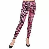 W WIDMANN MILANO Party Fashion - Leggings 80er Jahre, 80s, Disco Fieber, Bad Taste, Streifenmuster, Mottoparty, Karneval