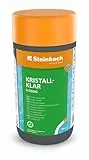 Steinbach Poolpflege Kristallklar Algezid - 07537S01TV00-1 l - Gegen Algen & Trübstoffe - Schaumfrei - Erstdosierung und Dauerdosierung - Für dauerhaft klares Poolwasser