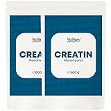 Creatin Monohydrat (600 g Kreatin vegan) (2x 600 g)